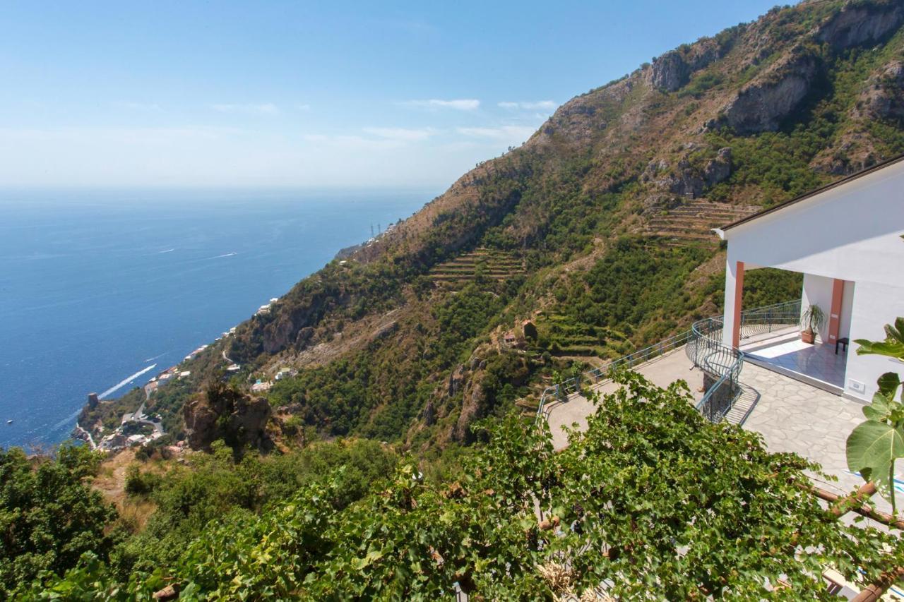 Domus Vigna Fusco, Vista Mare, Amalfi Coast Villa Praiano Exterior photo