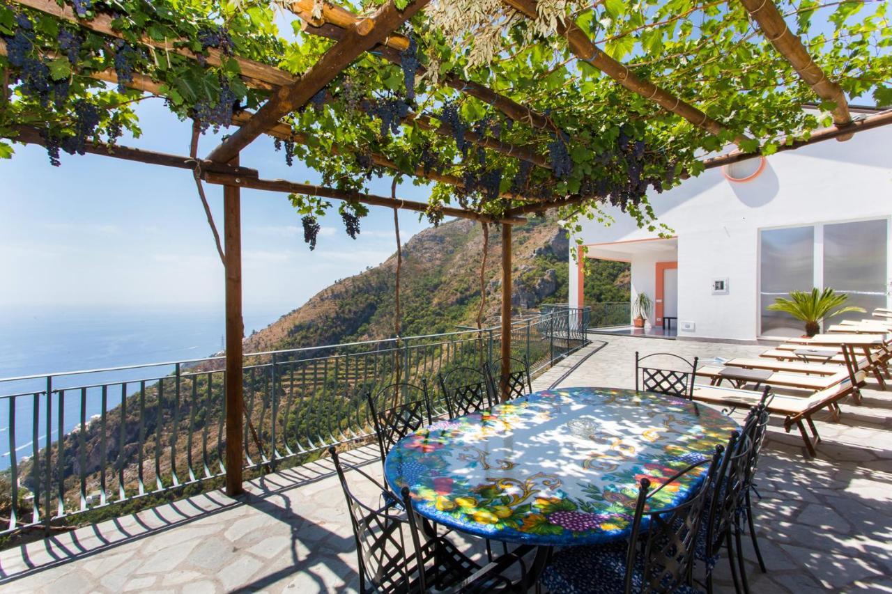 Domus Vigna Fusco, Vista Mare, Amalfi Coast Villa Praiano Exterior photo
